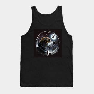 Dark Beauty Beagle Tank Top